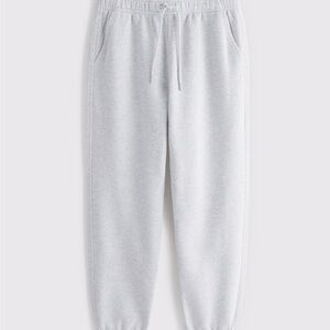 Abercrombie & Fitch Light Gray Men's Jogger Sweatpants